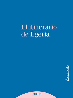 cover image of El itinerario de Egeria